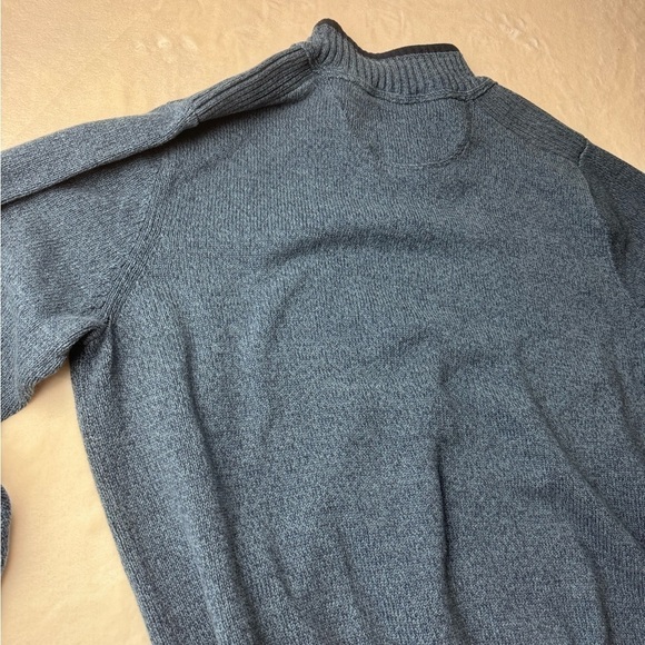 Dockers Quarter Zip Sweater XXL Men’s Cotton Blue Classic Preppy professional - Picture 11 of 14